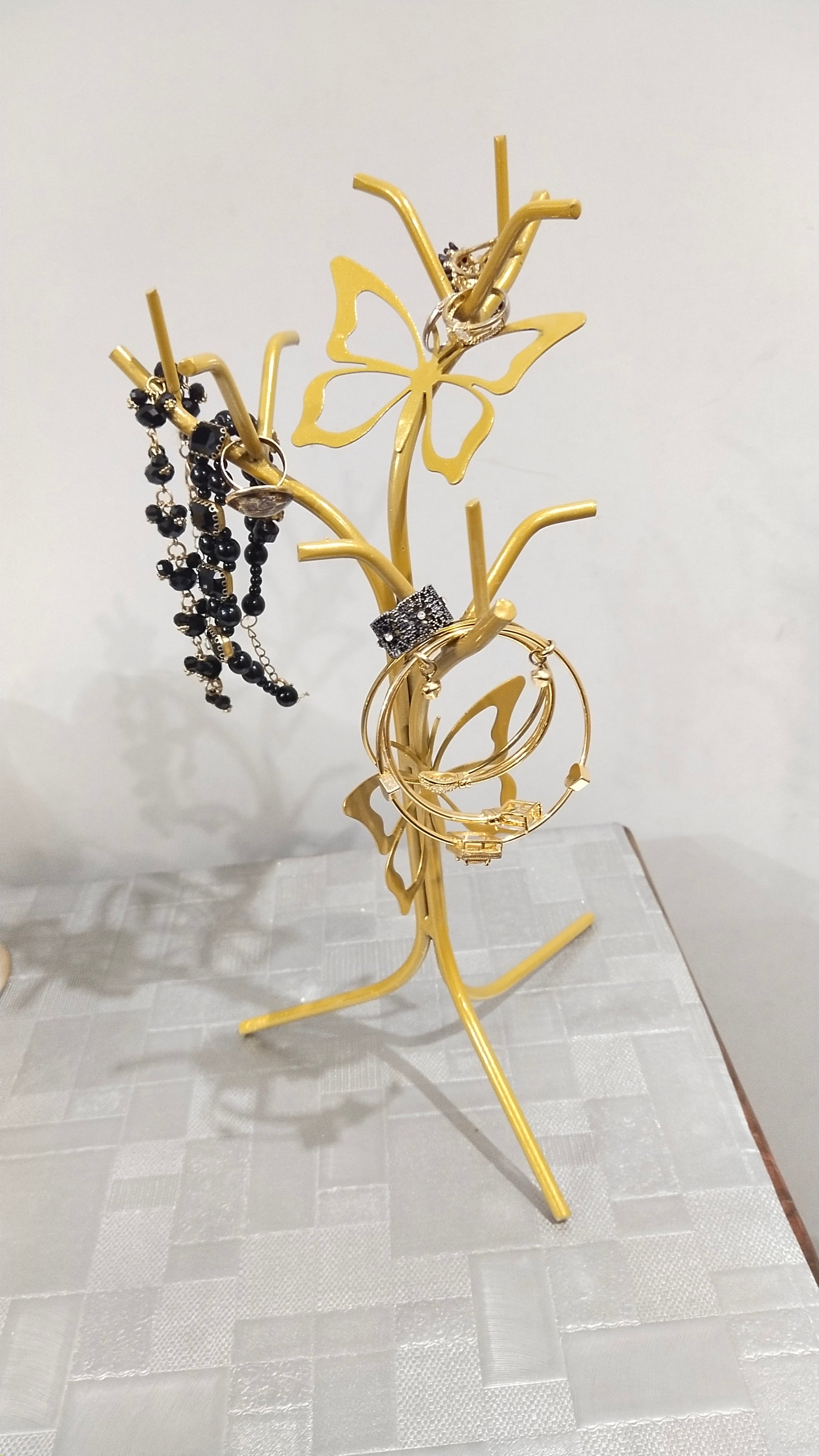 Jewellery Organizer Tree in metal structure and made by hand with love